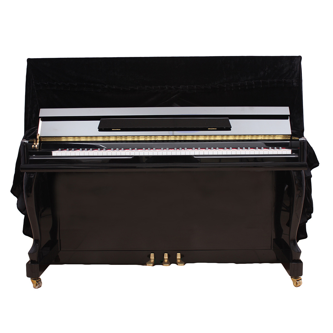 Velvet 3D Piano Cover, Dustproof and Anti-static, Washable Piano Cover, Stylish and Minimalist, Multiple Color Options