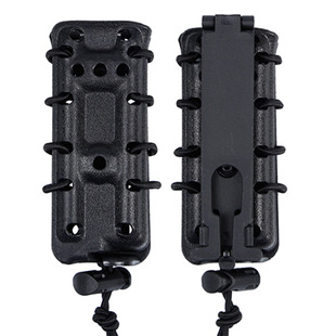 UMP45 elastic rope quick pull sleeve 9MM clip box MOLLE system dagger second generation tactical jacket accessory box