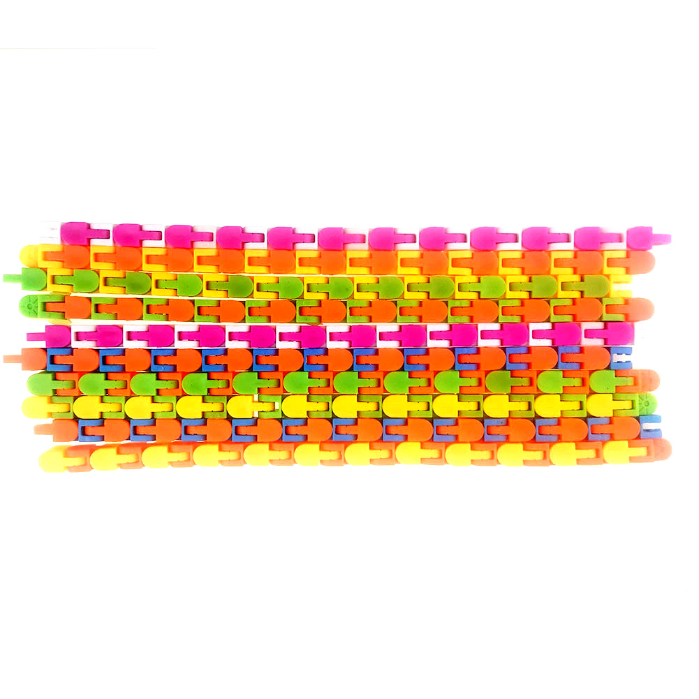 24-section Bicycle Plastic Chain Track Decompression Toy display picture 4