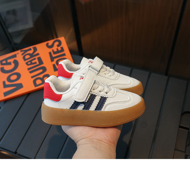 Children's Forrest Gump Shoes 2023 Autumn and Winter New Girls' Waffle Shoes Campus Boys' Moral Training Shoes_voghion.com