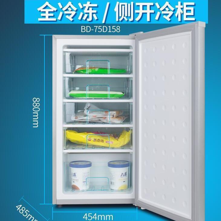 立式升全茶叶冰箱单门冷冻柜1冷冻20家用小冰箱母乳70小型冷冻箱