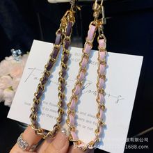 小香风皮绳时尚百搭纯色手机挂绳手腕款手机链新款高级感钥匙链条