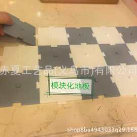 跨境模块化迷你厨房模型套装 可拼接微缩厨房场景玩具