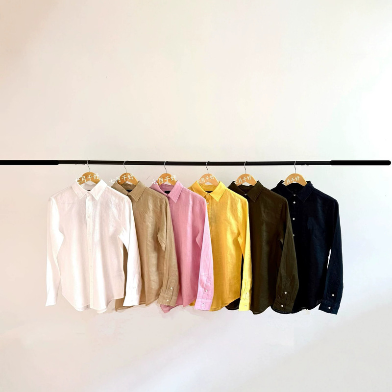 High-End Cross-Border Rl Ralph 100% Pure Linen Shirt with Pony Logo Embroidery, Old Money Style Long-Sleeve Sun Protection Shirt High-End Cross-Border Rl Ralph 100% Pure Linen Shirt with Pony Logo Embroidery, Old Money Style Long-Sleeve Sun Protection Shirt