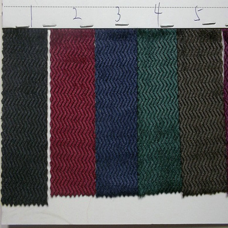 韩国绒菱形绒金丝绒波浪纹提花丝绒双色时尚女装服装鞋材沙发面料