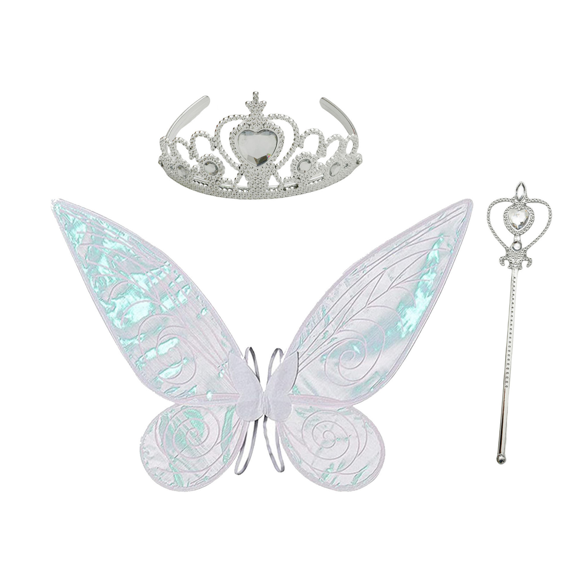 흰색 [마술 지팡이 + 크라운]