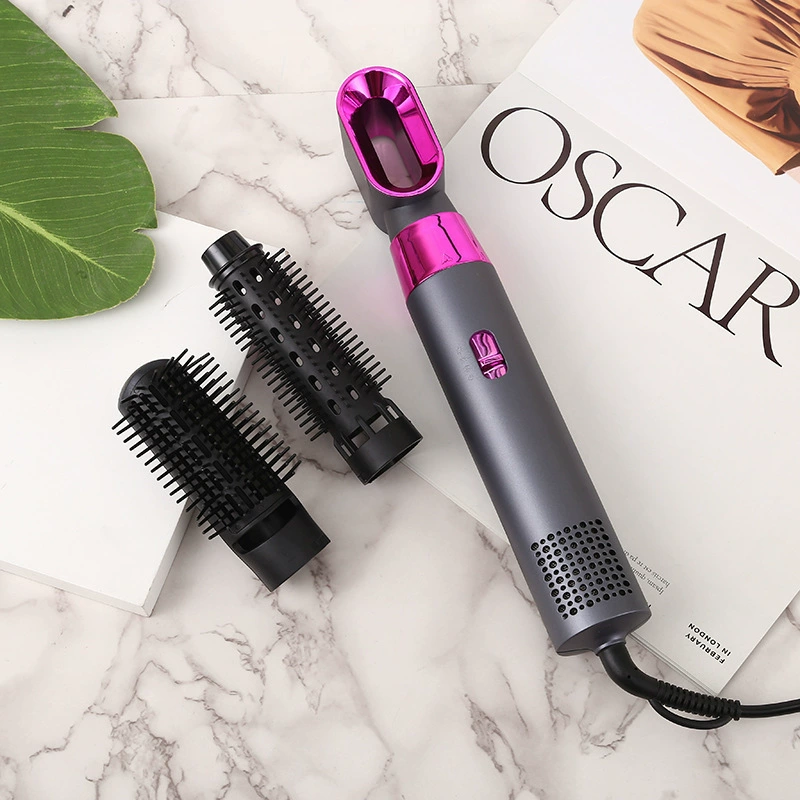 Cross -border multi -function 3 -in -hair combing home hot wind combed hair curly hair two -purpose hair drying combat stick Amazon Amazon