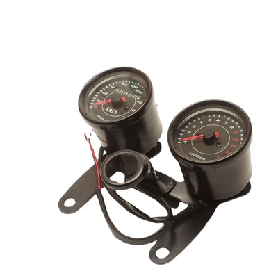 Motorcycle Modified Instrument Assembly Retro Instrument Electronic Tachometer Dual Odometer Kilometer Code Meter Monkey Suit (Motosiklet cihazları)