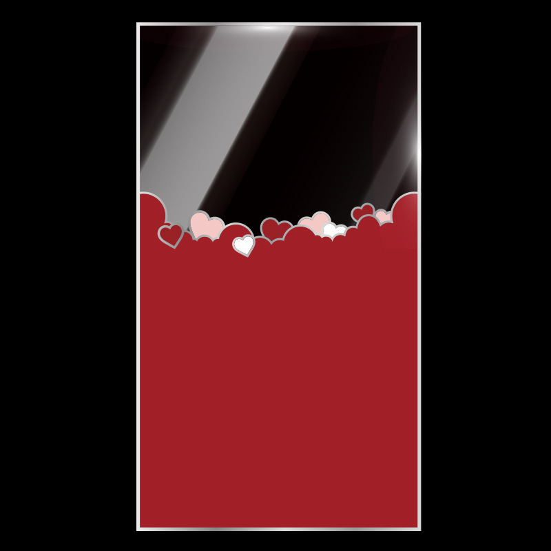 Li Zhi Ran Le Heart Single Papel de vidrio simple ramo de flores impermeable y transparente simple ramo de flores de rosas