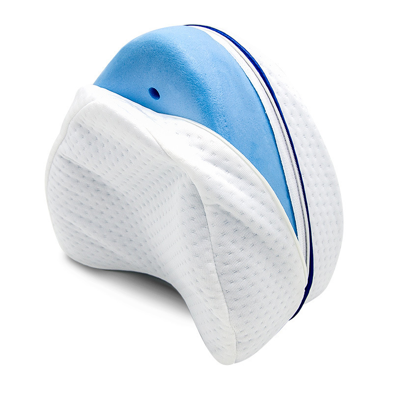 Almohadilla de pie de espuma de memoria clip de pierna almohada en forma de corazón almohada de pierna que forma rebote lento lado almohada para dormir mujeres embarazadas cojín de pierna almohada transfronteriza