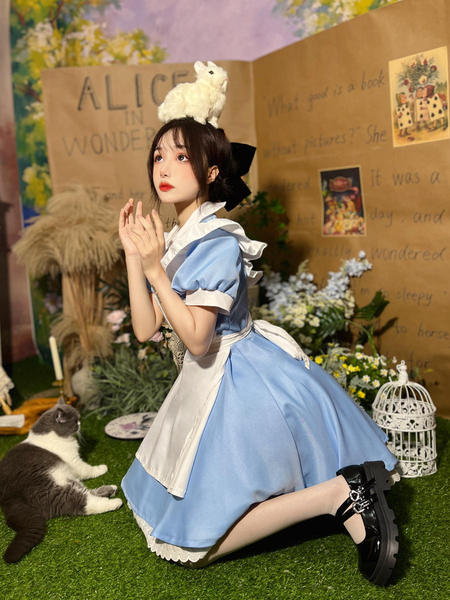 Blue cute dress
