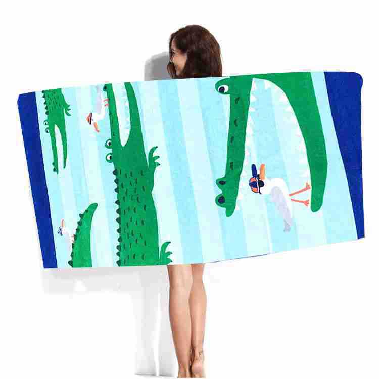 2021 Nueva Toalla de baño de terciopelo de doble cara de microfibra de secado rápido de color europeo y americano de Oriente Medio natación Toalla de playa para adultos