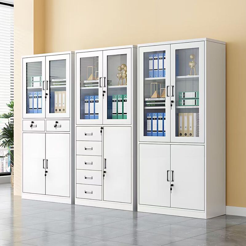 Metal Cabinet with Locking Drawers, Storage Cabinet for Archives, Financial Documents, File Cabinet, Locker, Low Cabinet, Storage Cabinet