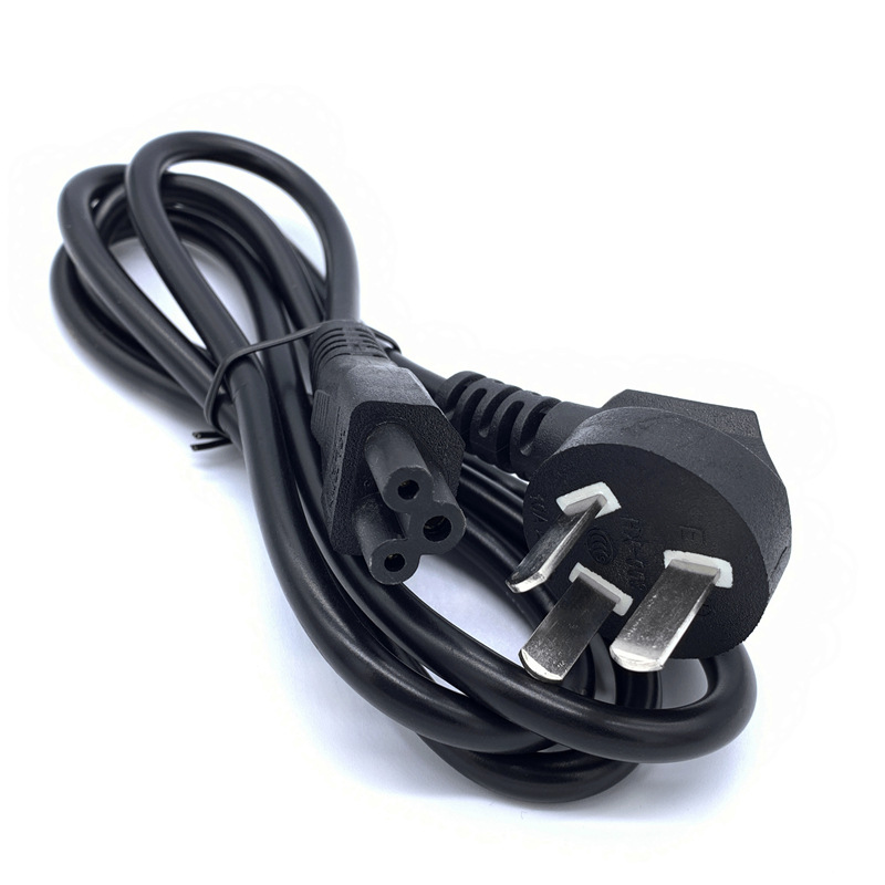 1.5-meter national standard power cord with three holes, power cord for laptop computer host adapter connection line 
