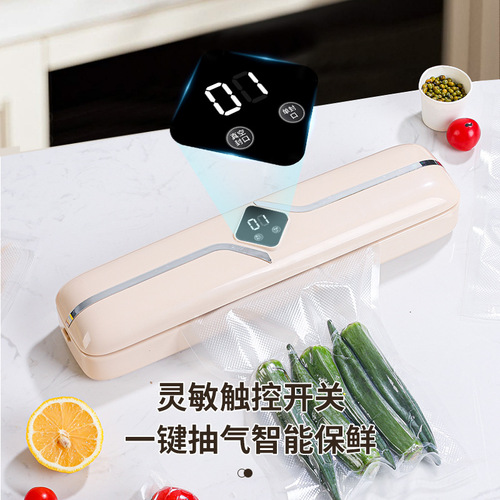 Food Preservation Vacuum Sealer for Vegetables, Fruits, Meats, Snacks - Vacuum Sealing Bag Sealer