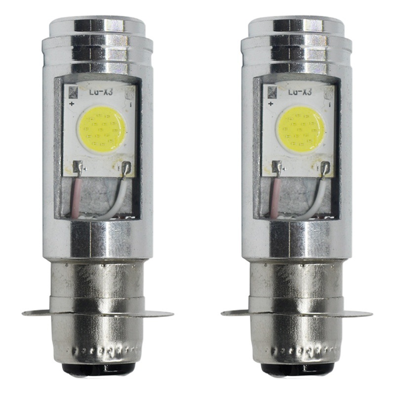 Electric car headlight highlight cob bulb P15D BA20D H4 motorcycle modified LED headlight