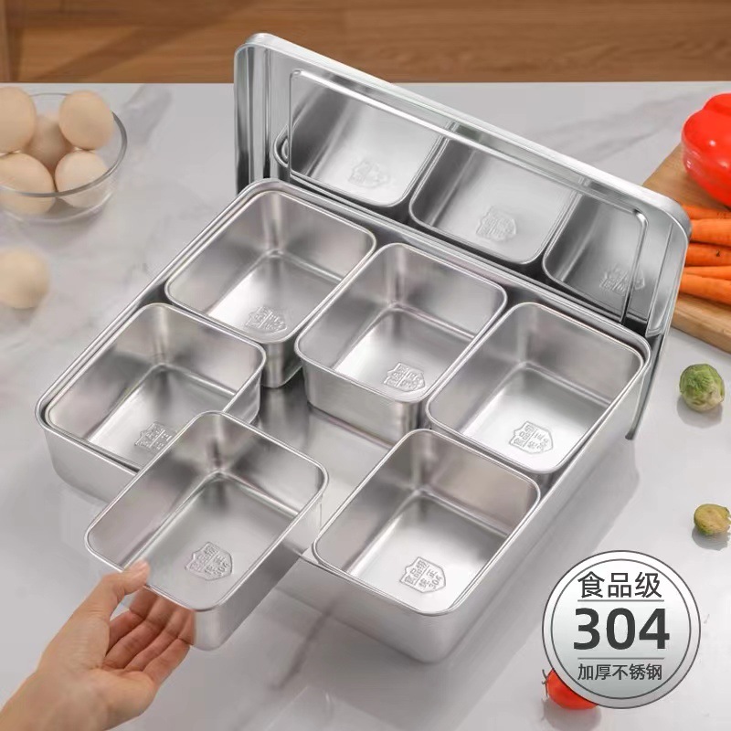 Seasoning box commercial multi -style seasoning can 304 stainless…