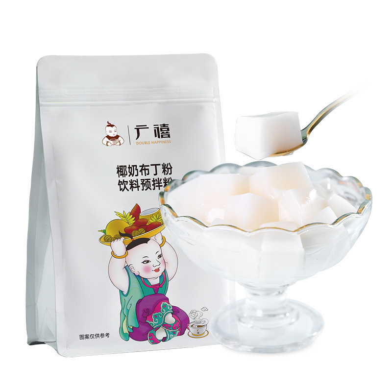 广禧豆花布丁粉1kg 果冻粉家用商用自制冰豆乳椰奶豆腐奶茶店|undefined