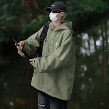 美式冲锋衣男女款2023年新款山系户外登山服宽松休闲外套春秋季