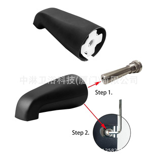 Amazon concealed bathtub faucet factory direct sale American bathtub outlet lifting optional foreign trade factory