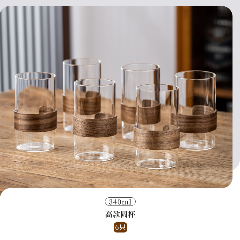 Nueva taza de agua de vidrio resistente a altas temperaturas china, sala de estar doméstica, tetera de té de lujo ligera y de alta calidad