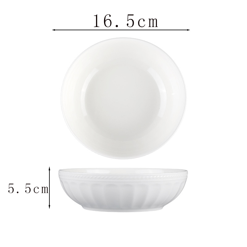 Ceramic tableware for home use, set for food, wholesale