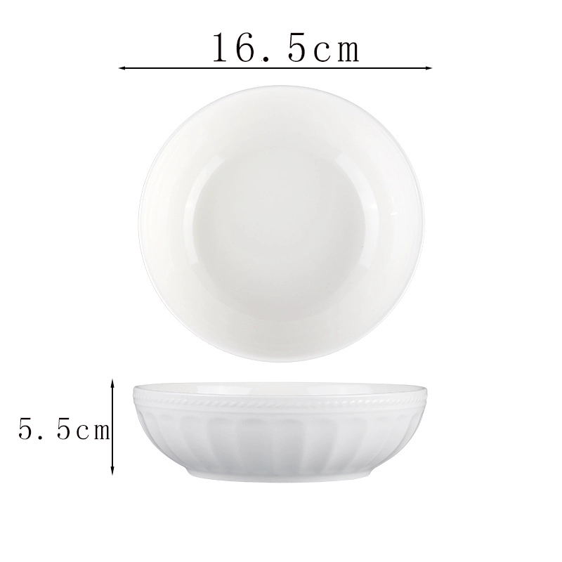 Ceramic tableware for home use, set for food, wholesale