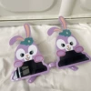 Purple with rabbit motif