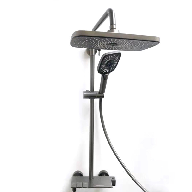 凯蒲卫浴钢琴按键淋浴花洒套装家用淋雨喷头套装全覆盖淋浴增压器