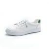 White green leather