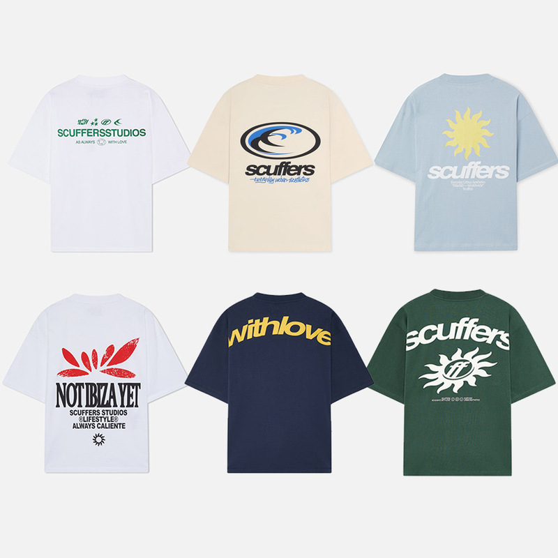 Cs 26Ss New Cross-Border Spring and Summer Unisex Heavyweight Pure Cotton Short-Sleeve T-Shirt Couple Loose Boxy Short Top Cs 26Ss New Cross-Border Spring and Summer Unisex Heavyweight Pure Cotton Short-Sleeve T-Shirt Couple Loose Boxy Short Top