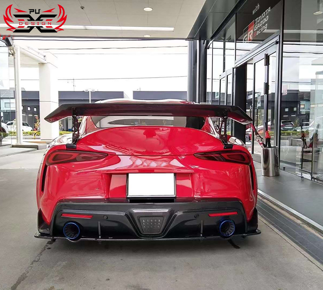 Suitable for Toyota Supra A90 A91 Bumper Modification Vol Decorative Rear Wing Dry Carbon Fiber Mk5 Spoiler