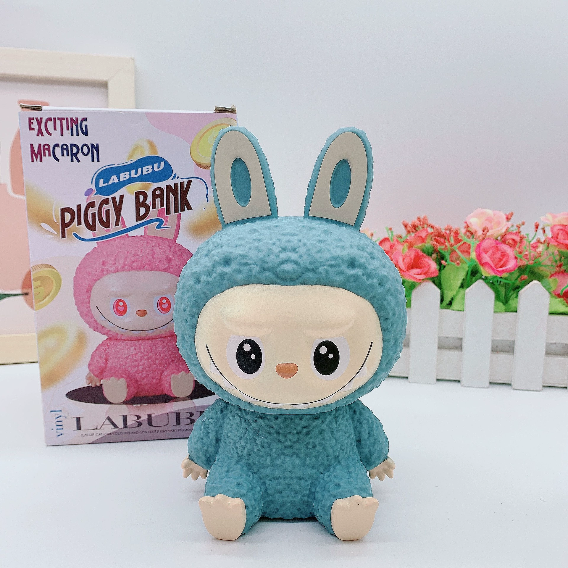 Милая настольная кукла из мультфильма, пластик, игрушка, детские монеты, новая коллекция, копилка