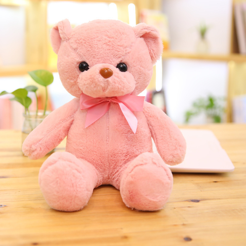 Muñeca de oso de agarre de 8 pulgadas, lanzamiento de boda, muñeca de peluche de oso de diez colores, muñeca de peluche de regalo