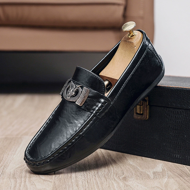 Прямая трансляция взрывных бобовых ботинок мужской трансграничной мужской обуви