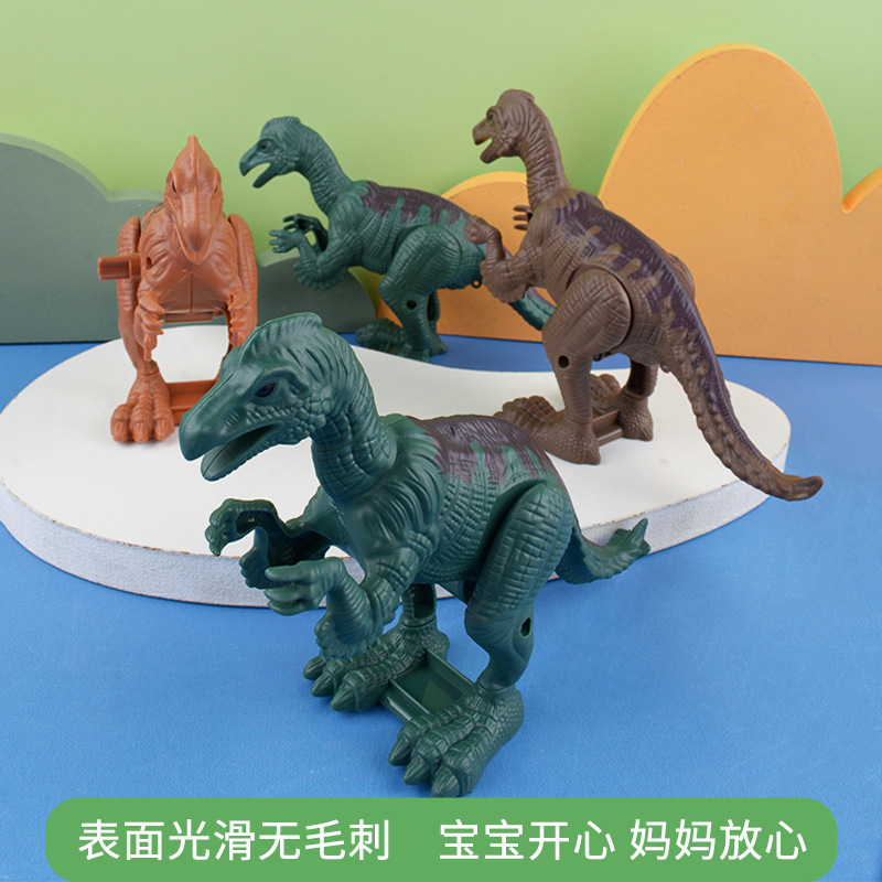 Dibujos animados de los niños saltando en la cadena dragón pirata nostálgico pequeño juguete reloj dinosaurio kindergarten premio puesto al por mayor