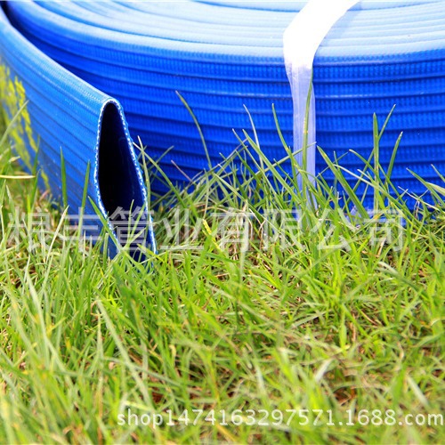 PVC Layflat hose PVC DISCHARGE WATER PIPE出口阿联酋非洲波兰