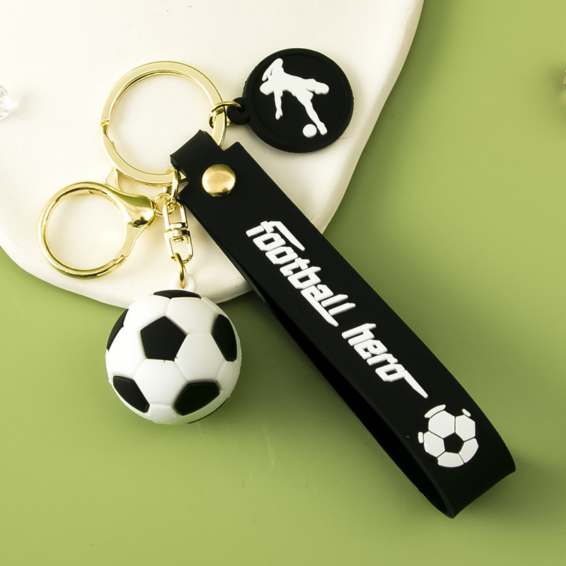 ミニサッカーのキーホルダーのペンダントをシミュレーションします。|undefined