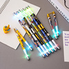 Cartoon neon glowing gel pen for elementary school students