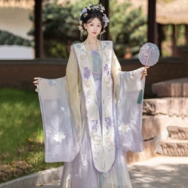 汉服禅茶服;汉服套装;马面裙