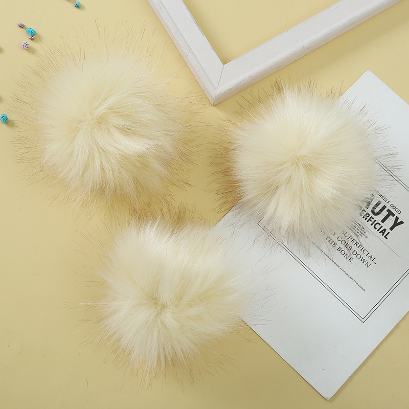 DIY Handmade Material Pom-Pom Accessories Fashion Clothing Bags Fur Decoration Pom-Pom Supplementary Accessories Wholesale