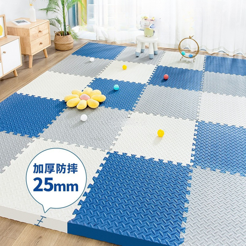 Spliced Foam Floor Mat Mat Household Tatami Bedroom Crawling Mat Thickeneded Kidsren's Floor Mat Puzzle Crawling Mat