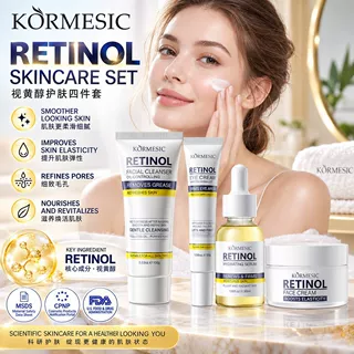跨境现货KORMESIC视黄醇控油洁面乳facial cleanser日常面部护理