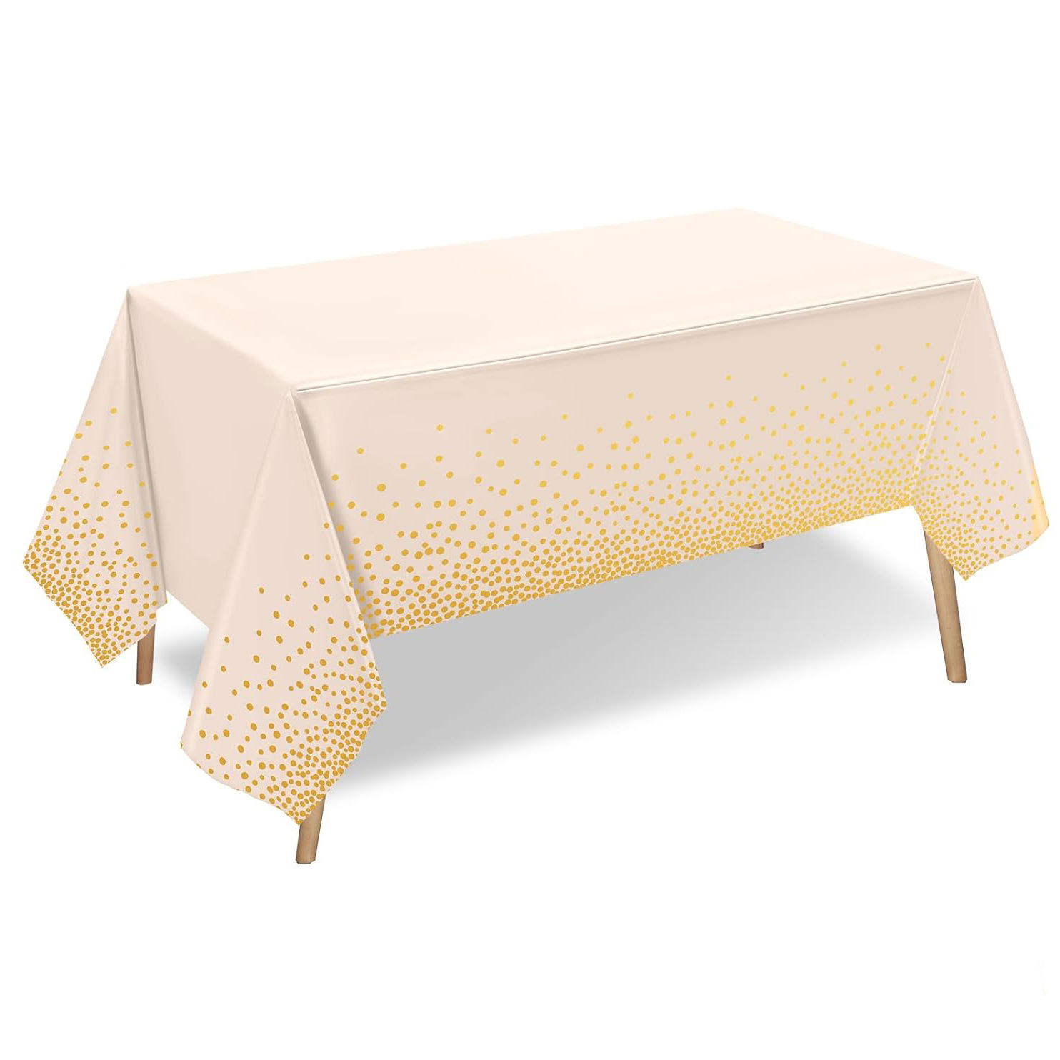 Transfronterizos puntos desechables impresión de fiesta decoración de mesa mesa de fiesta PE mesa de mesa de fiesta roja cena festiva