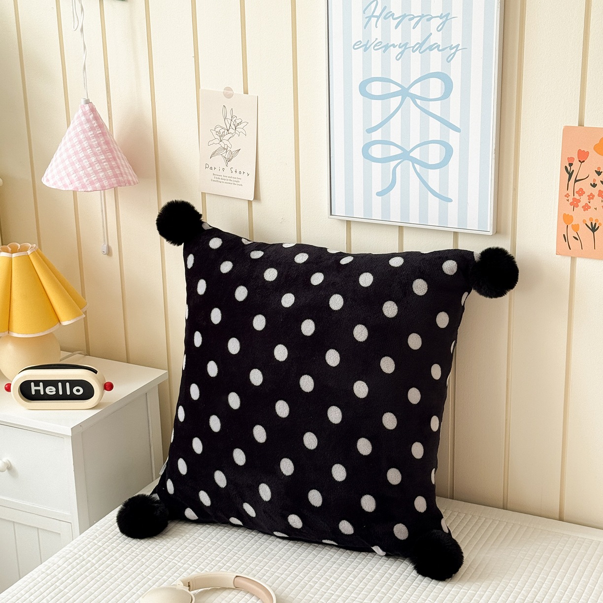 Nuevo estilo simple de almohada de cabello de vello para la sala de estar almohada de respaldo corta de arena para el hogar simple cojín sobre la oficina en el viento
