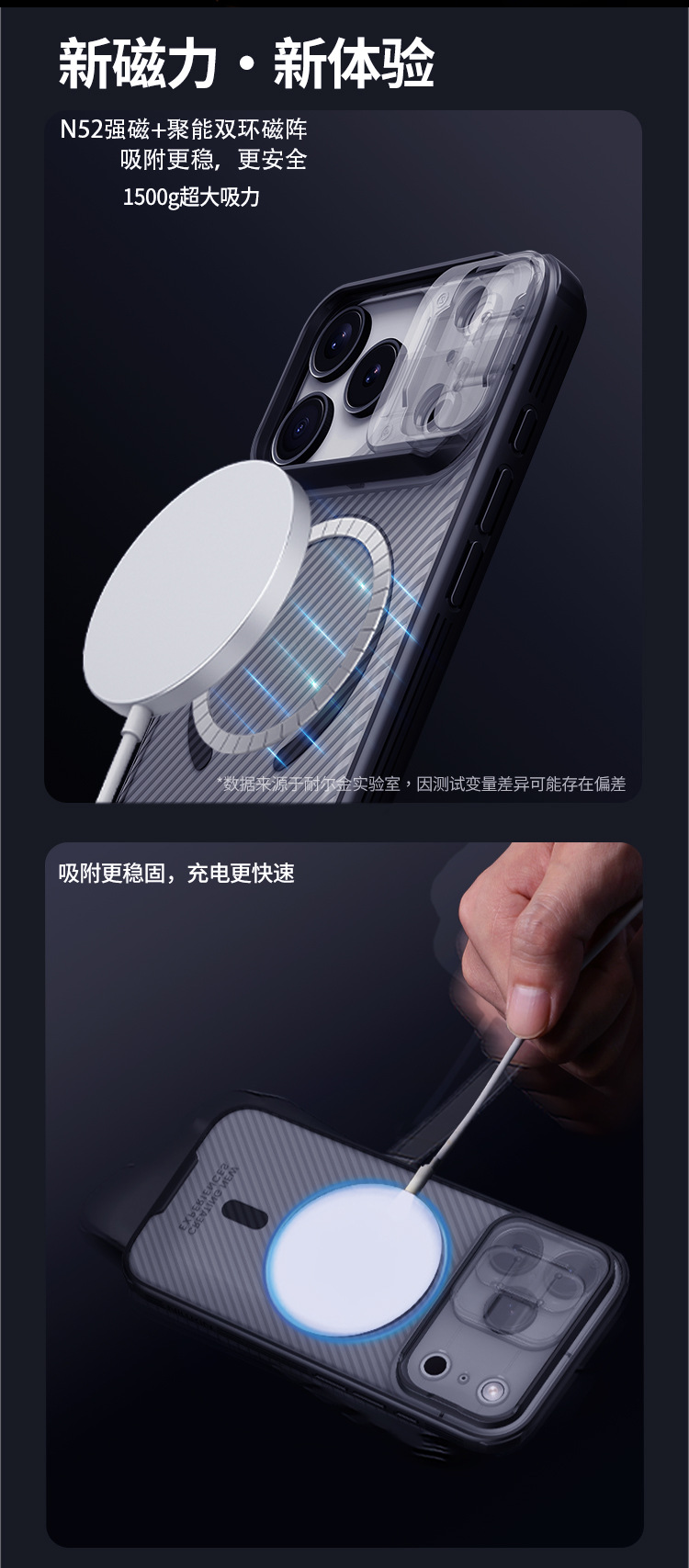 Ốp lưng từ tính MagSafe cho iPhone 17 Pro, chống sốc viền dày, có nắp trượt bảo vệ camera — Kính đen PRO [Có từ tính] iPhone 17 đen, Kính đen PRO [Có từ tính] iPhone 17 đen trong suốt, Kính đen PRO [Có từ tính] iPhone 17 Pro đen, Kính đen PRO [Có từ tính] iPhone 17 Pro đen trong suốt chi tiết 8