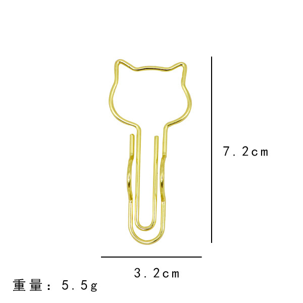 Clip de bolígrafo con forma de corazón colorido transfronterizo, clip de metal multifuncional creativo para cuaderno, portalápices portátil, accesorio para cuaderno, artículo de papelería.