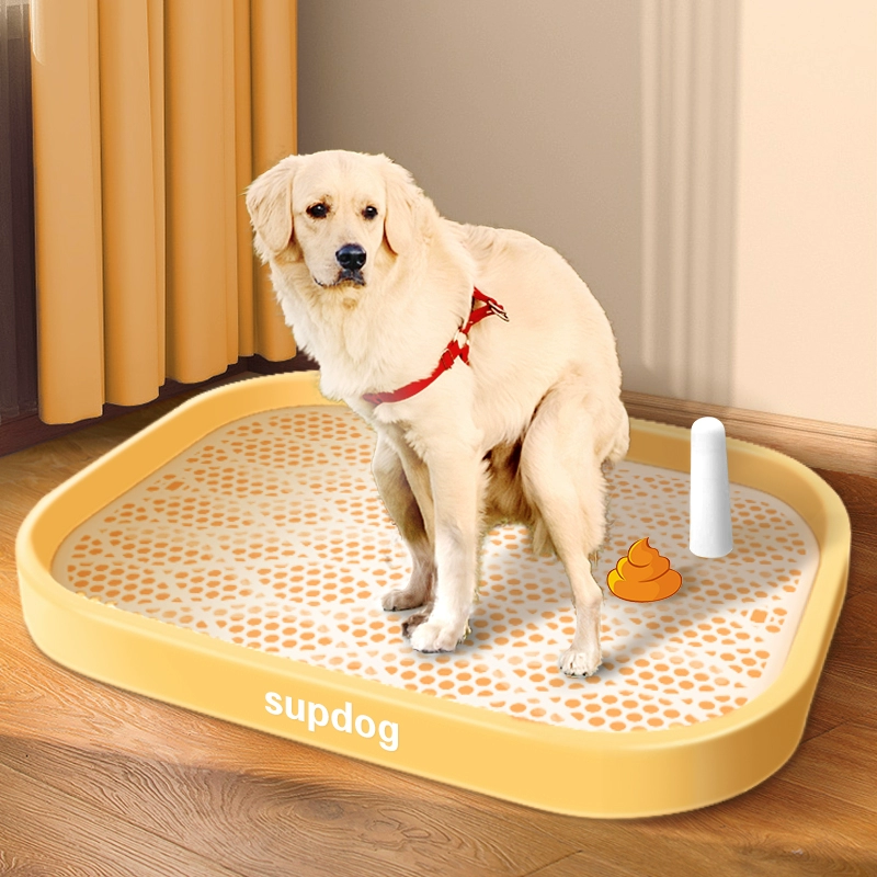 Домашние собаки туалет для мочи тазик для предотвращения наступления на фекалии Маленькие средние собаки большие собачьи принадлежности негабаритный специальный фекалий