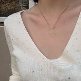 121906圣诞树吊坠项链女款25新款颈链圣诞节氛围感甜美配饰毛衣链