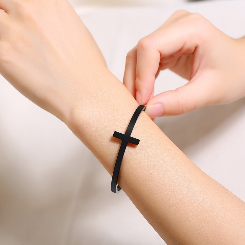 15g Weight Bangle Classification 304 Stainless Steel Chain Material 1 Piece Quantity Holiday, Daily Occasion 304 Stainless Steel Material Geometric Pattern Women's Gender Simple Style Style Simple Style Geometric 304 Stainless Steel Bangle In Bulk 1
